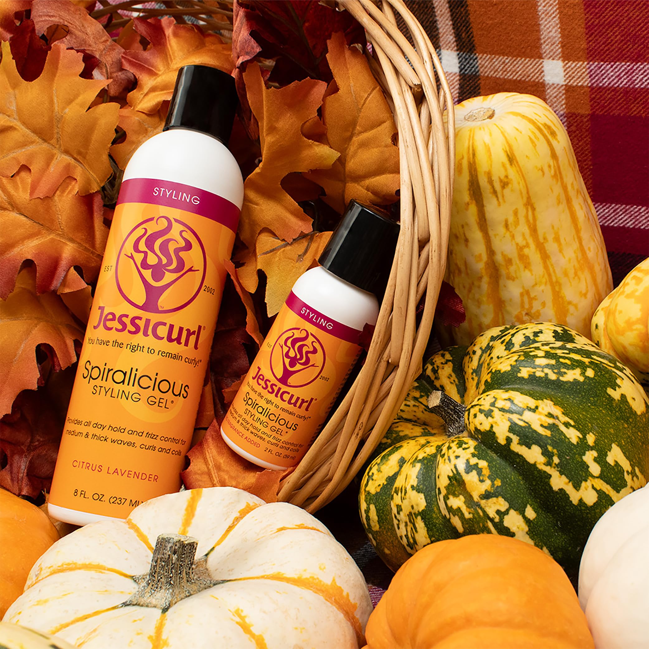 Jessicurl Spiralicious gel on hair, showcasing curl definition and lasting hold