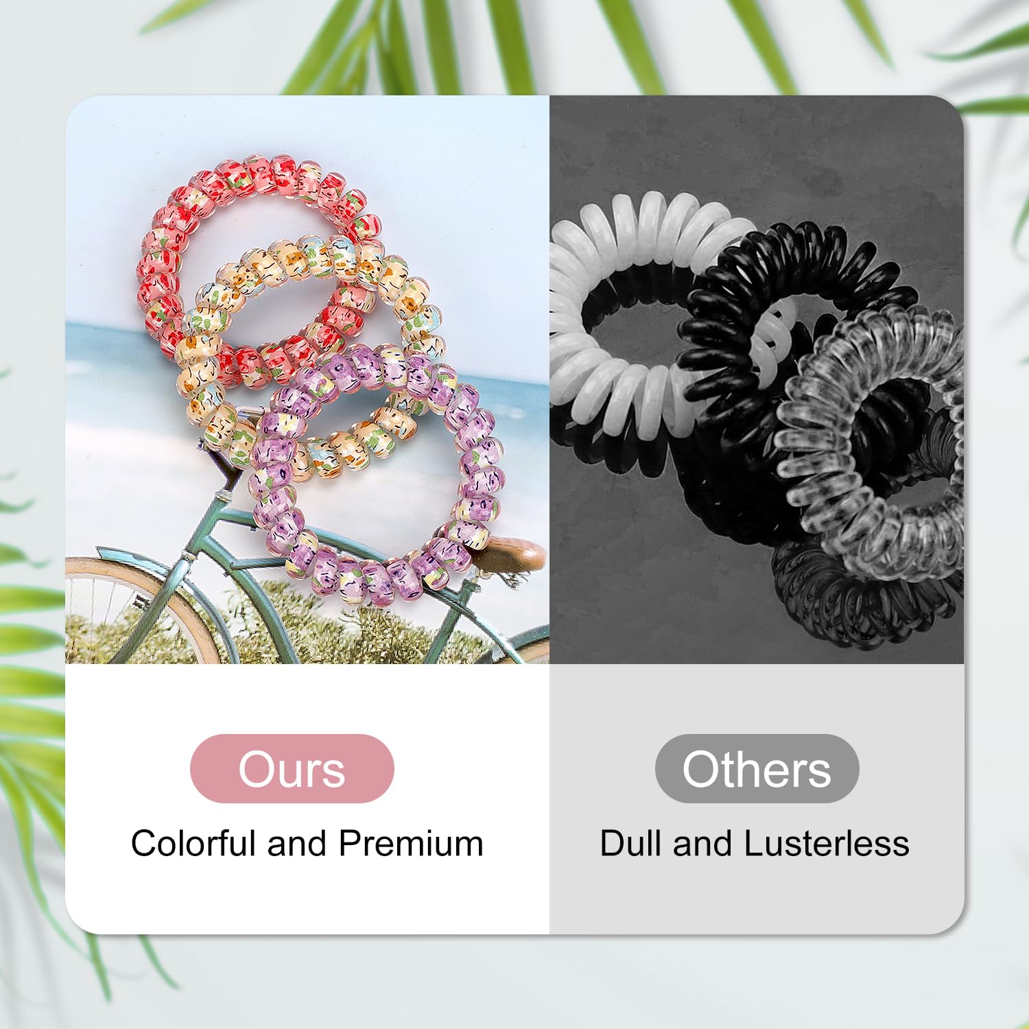 JessLab Spiral Hair Ties durable grip keeps styles secure during workouts and swimming