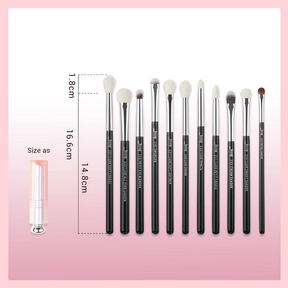Jessup 15pcs set gift-ready black-silver box conveys premium quality.