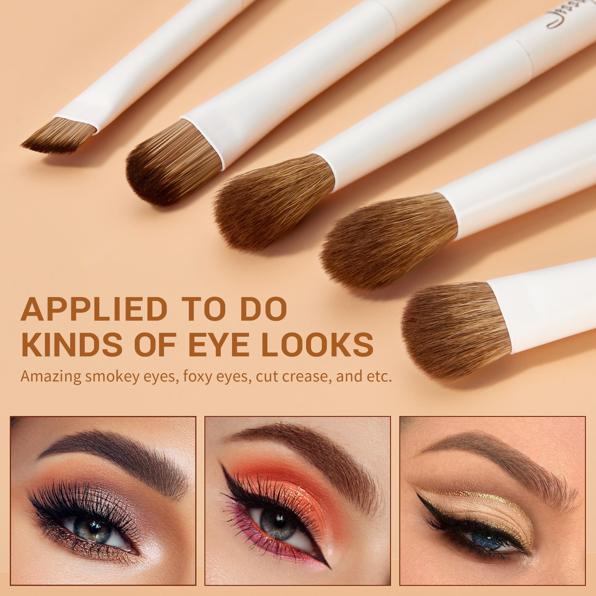 Jessup contour brush 14pcs sculpting brush for natural-looking definition