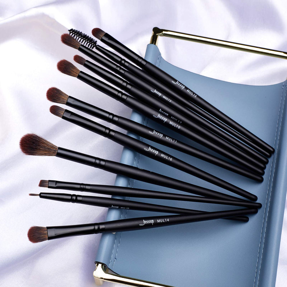Jessup Eye Brushes Set gift box view, great gift idea for makeup lovers.