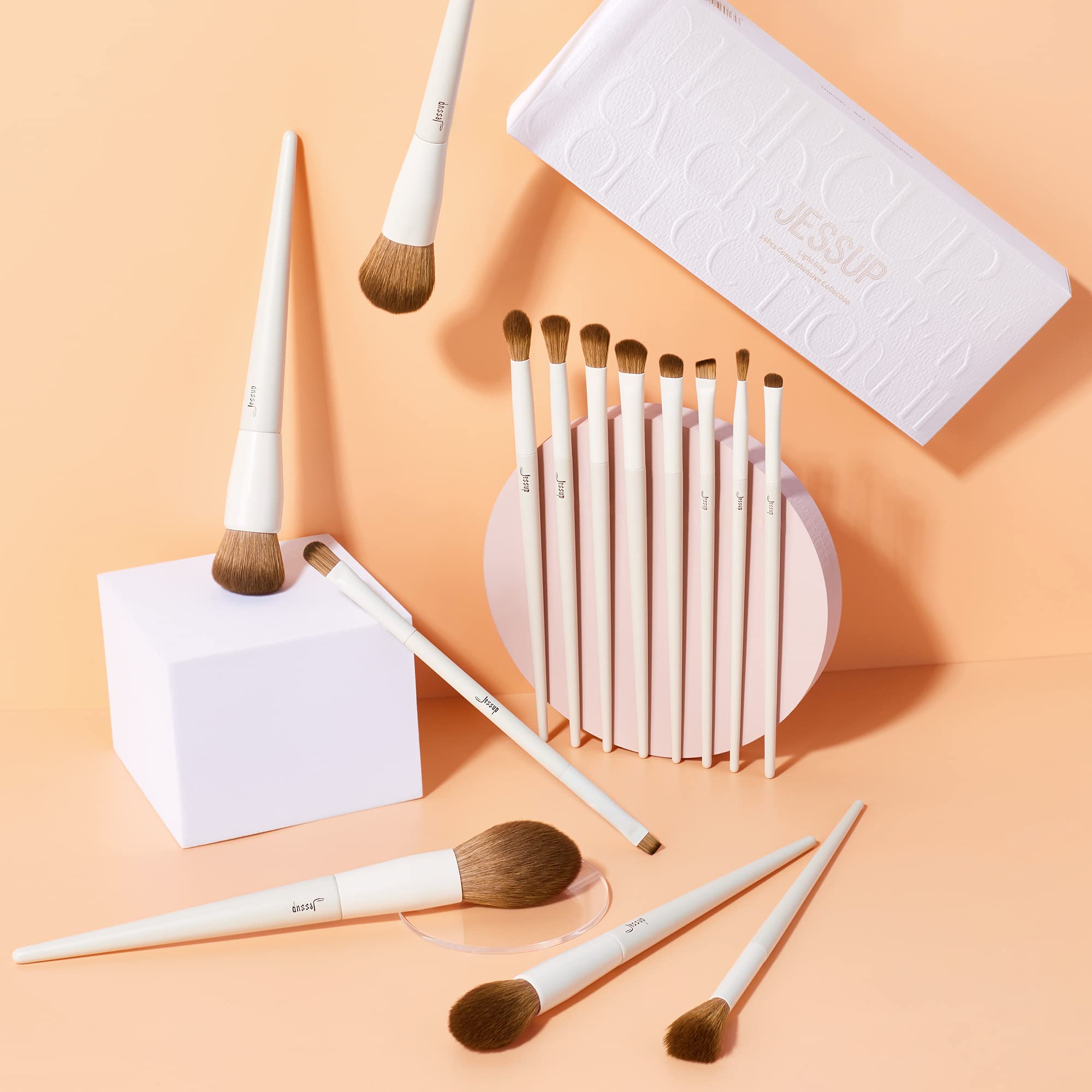 Jessup eyeliner brush 14pcs precise line work