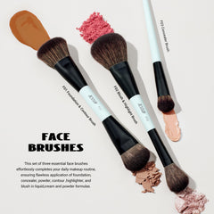 Jessup eyeshadow brush collection for precise blending and lid work