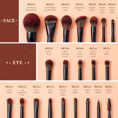Jessup premium synthetic bristles closeup highlight soft vegan fibers for smooth foundation application.