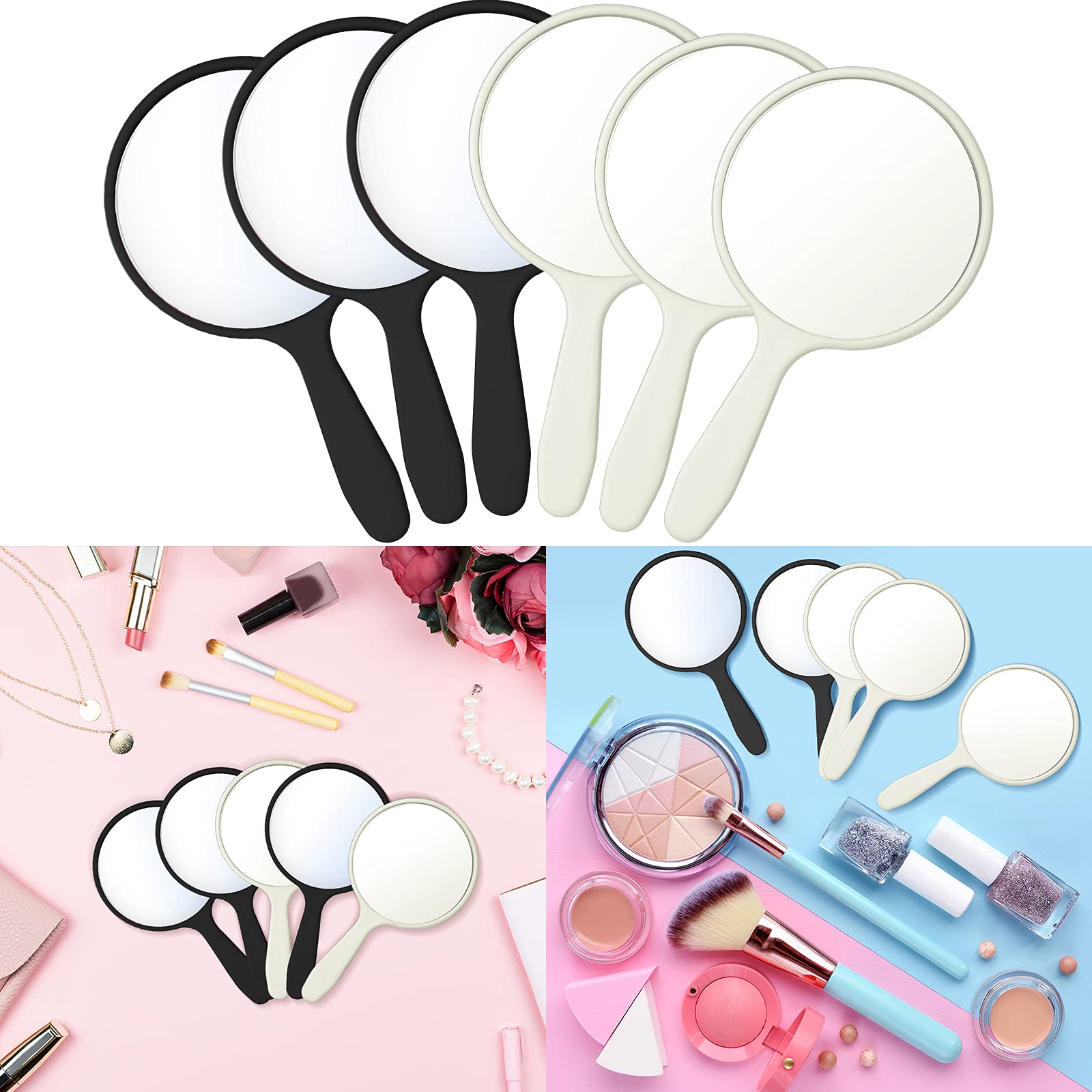 Jetec DIY-friendly mirror ideal for decorating with stickers or gems.
