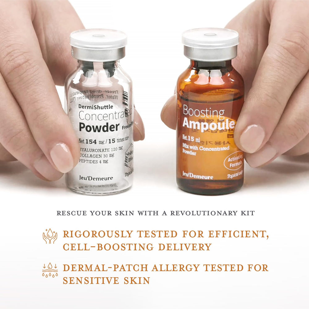 JEU'DEMEURE DermiShuttle korean-skincare-routine showcases sophisticated regimen for daily use
