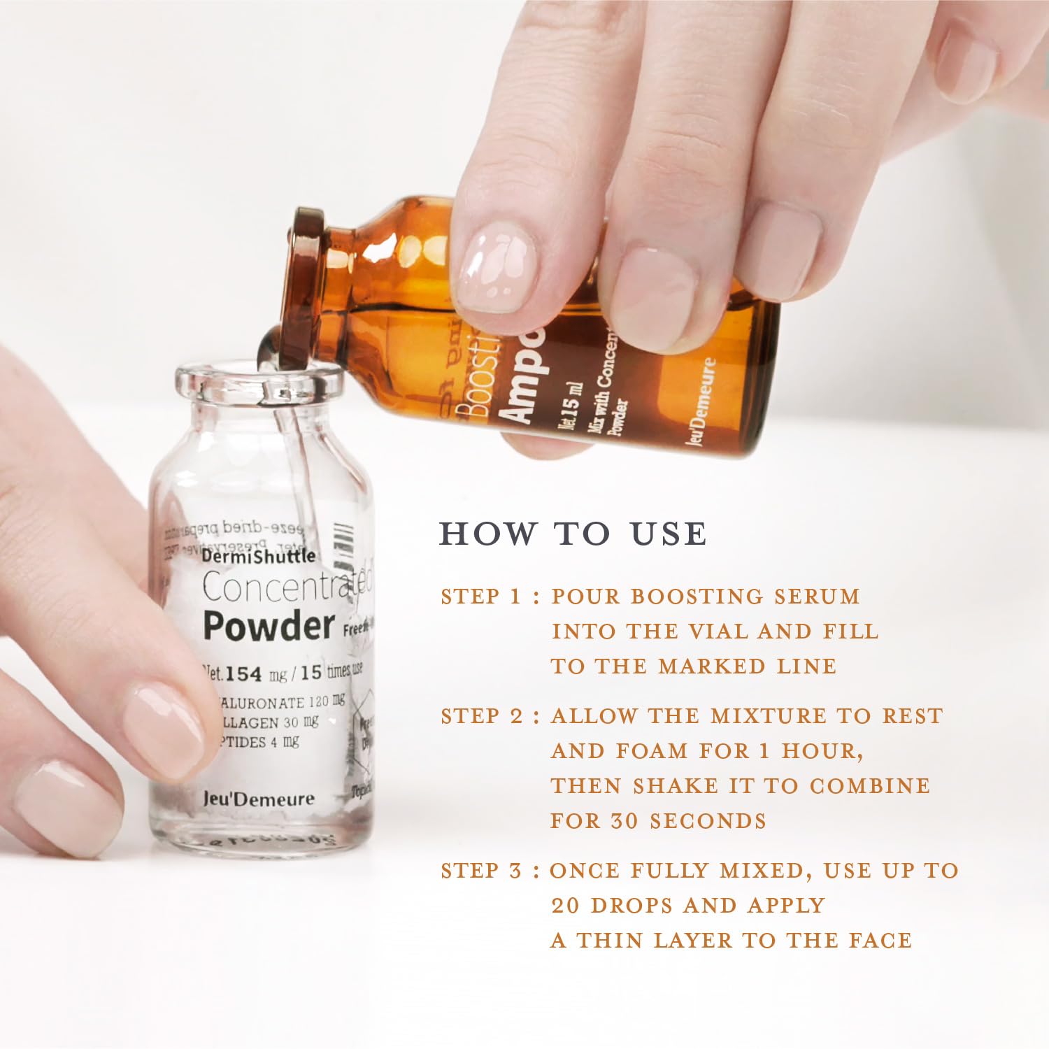 JEU'DEMEURE DermiShuttle sensitive-skin-test image demonstrates dermatologist-developed formula gentle on skin