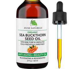 Jeune Naturelle Sea Buckthorn Oil bottle for radiant skin routine