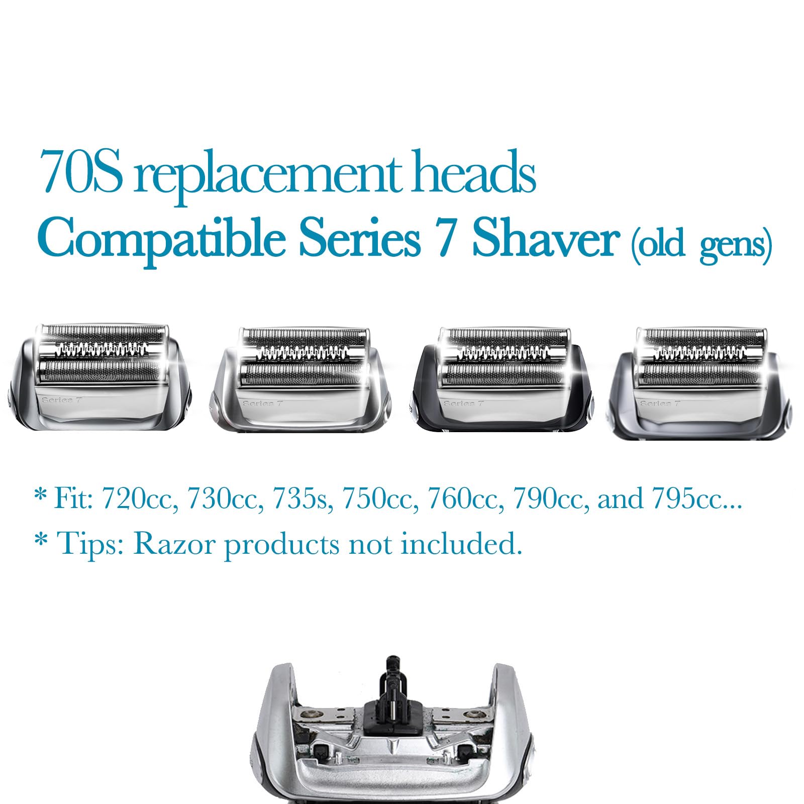 JEVONG 2-pack replacement heads packaging protects heads while reducing waste.