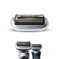 JEVONG 74S S7 replacement head front view with stainless steel blades for smooth shaves
