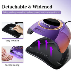 JEWHITENY 66 Lamp Beads 300W Nail Lamp—powerful curing for diverse gels.