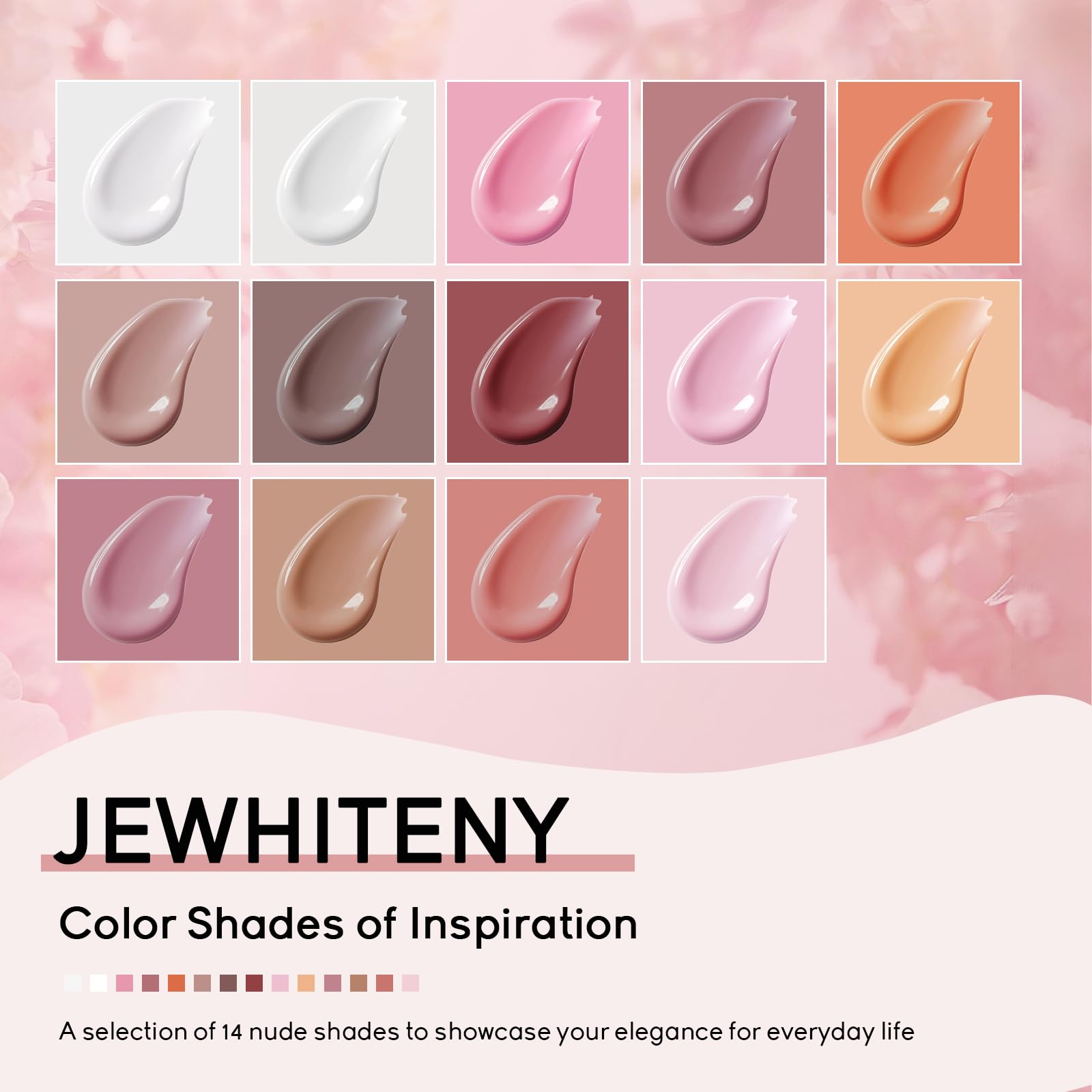 JEWHITENY base and top coats for durable, glossy finishes