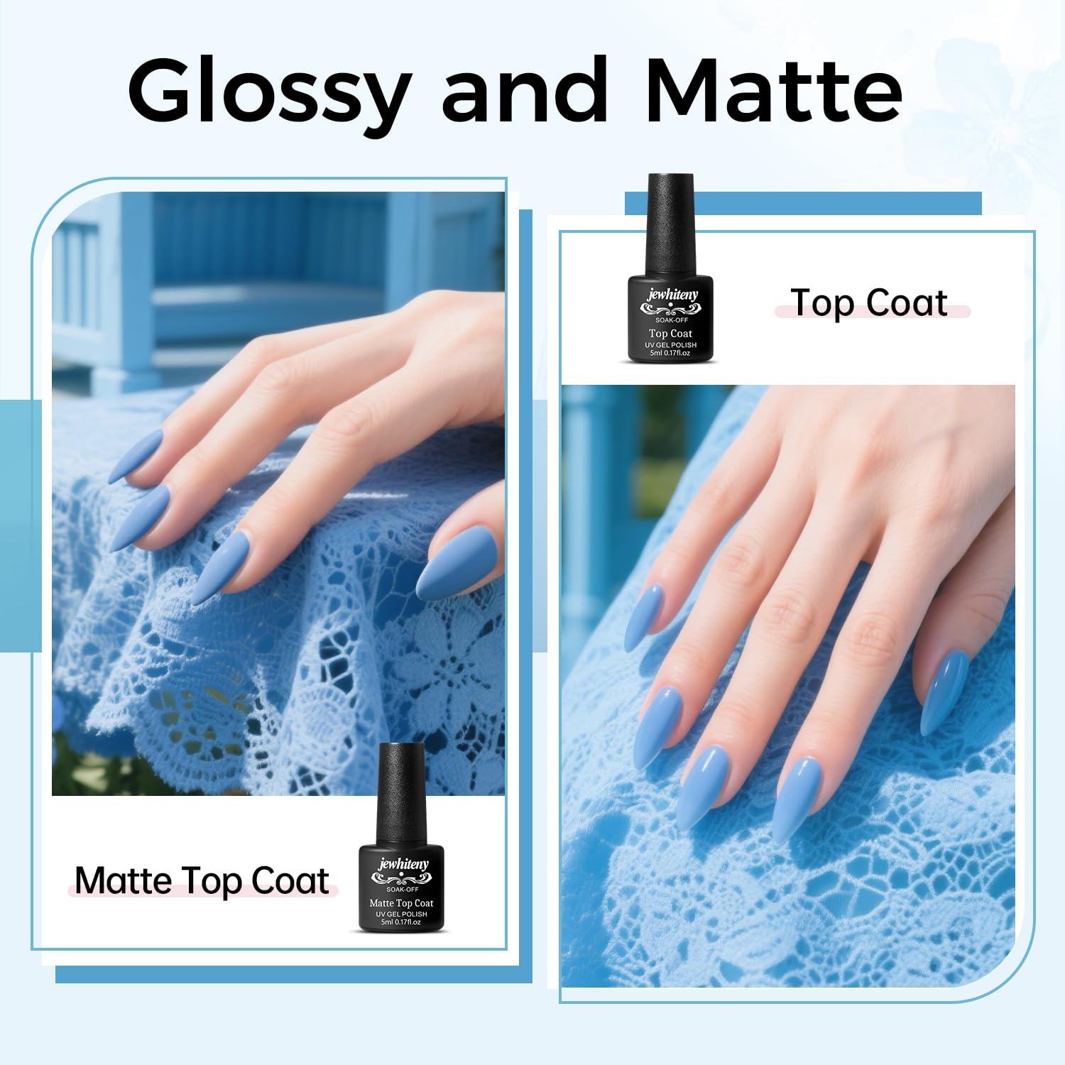 JEWHITENY dual forms with 10 sizes simplify shaping for professional-looking results