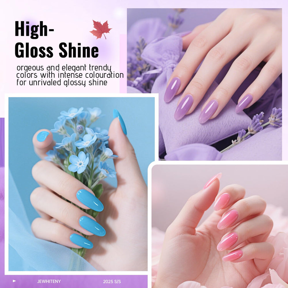 JEWHITENY non-toxic, low-odor gel formula supports healthy nail care.