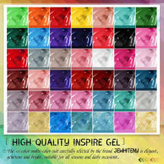 jewhiteny kit packaging display highlights premium gift-ready gel nail set