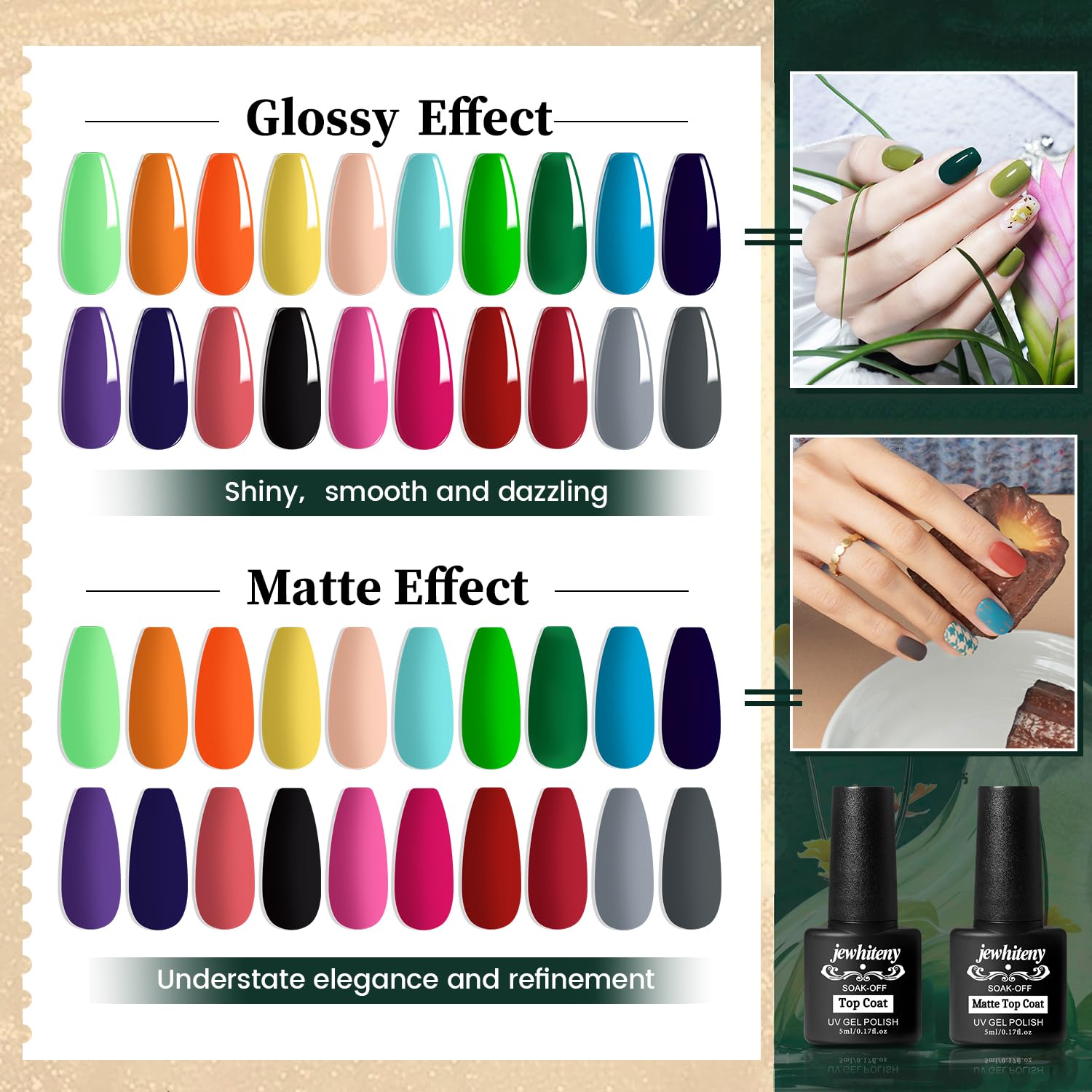 JEWHITENY nail-art-creative-colors enables quick DIY designs