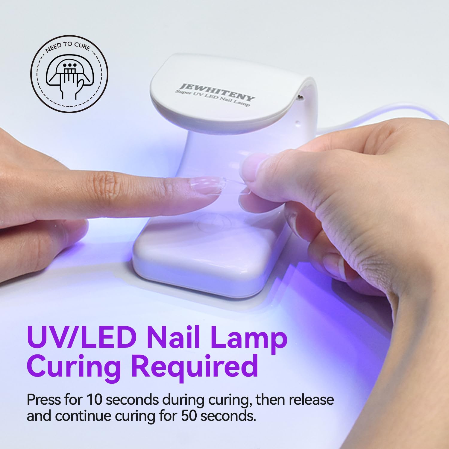 JEWHITENY nail glue gel uses for tips decorations rhinestones