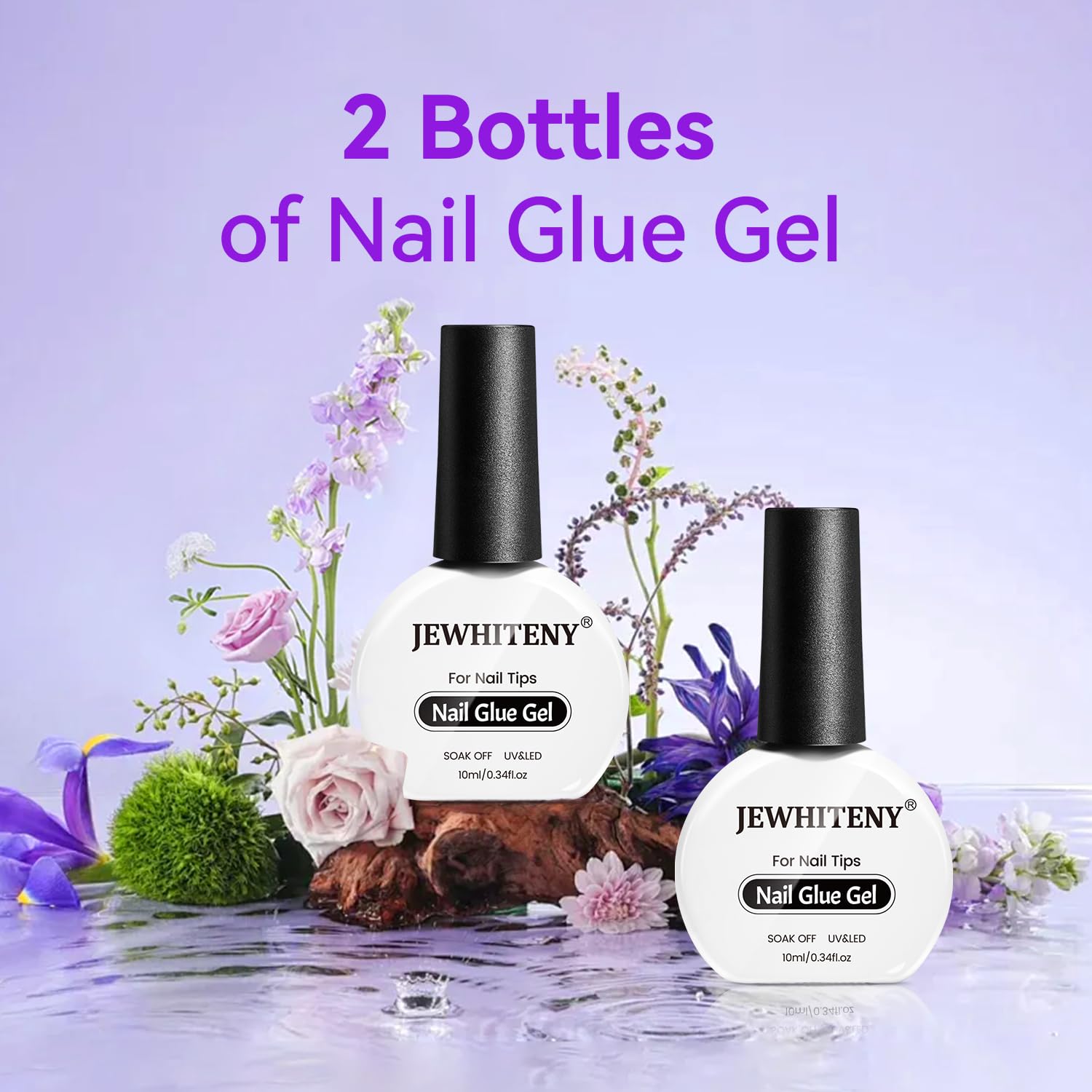 JEWHITENY nail glue gel packaging and bottle design