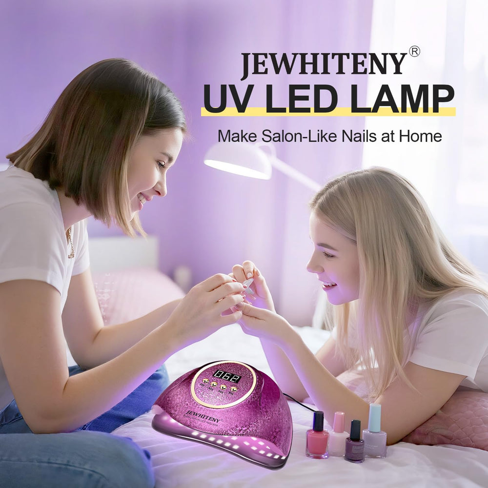 JEWHITENY Pink UV Gel Nail Lamp idle design doubles as decor