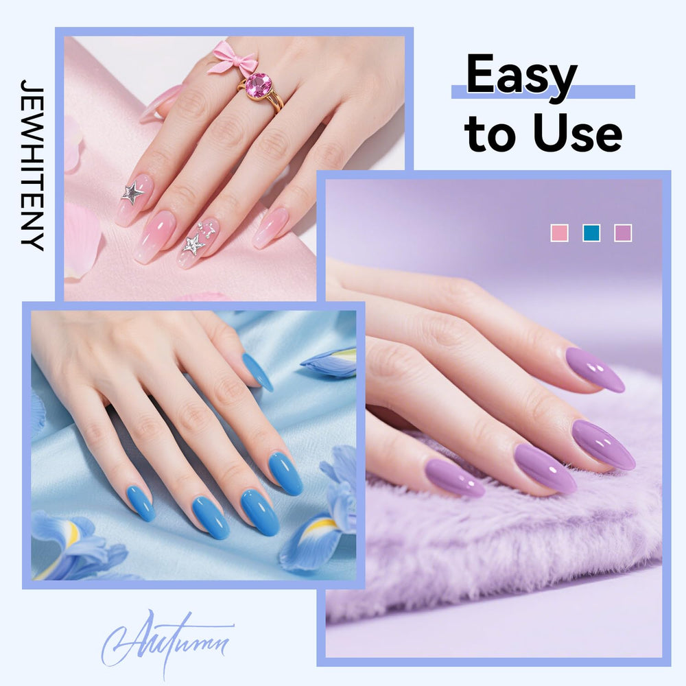 JEWHITENY poly nail gel application process enables efficient, beginner-friendly manicure experiences