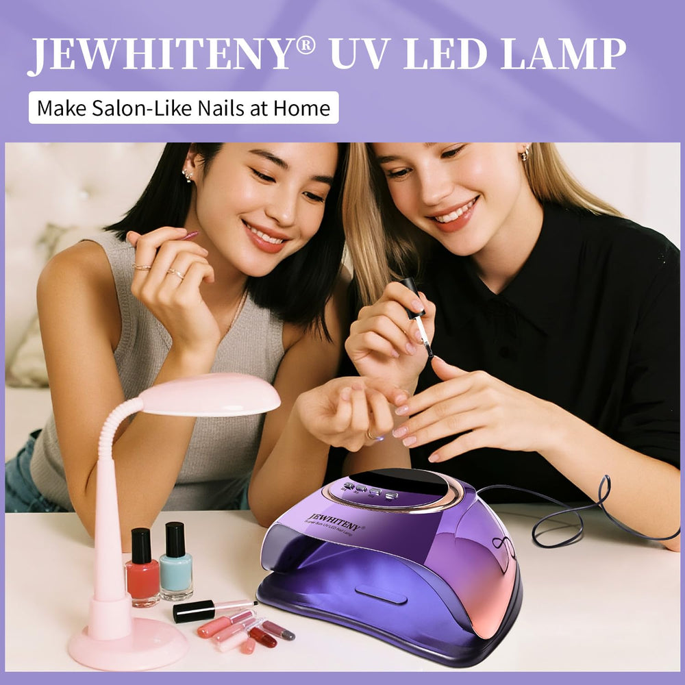 JEWHITENY Professional Curing LED Light—professional-grade results at home.