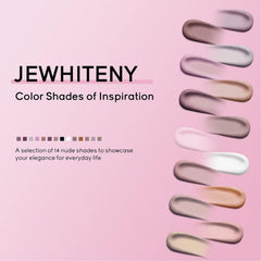 JEWHITENY slip-solution included for smooth poly gel application.