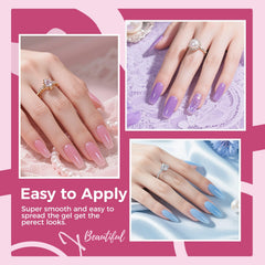 JEWHITENY top coat 5ml bottle for a glossy, durable finish.