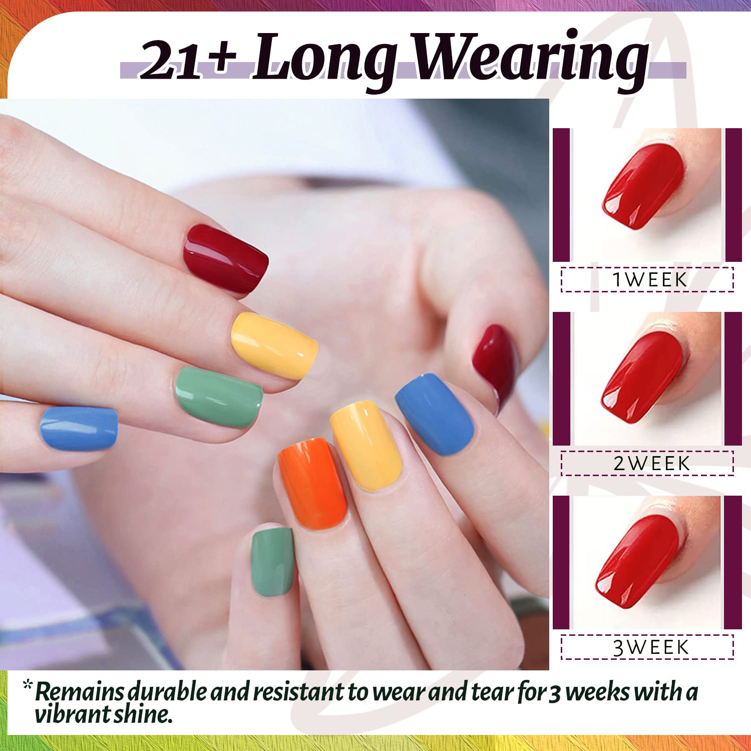 jewhiteny top coat glossy bottle delivers high-shine finish