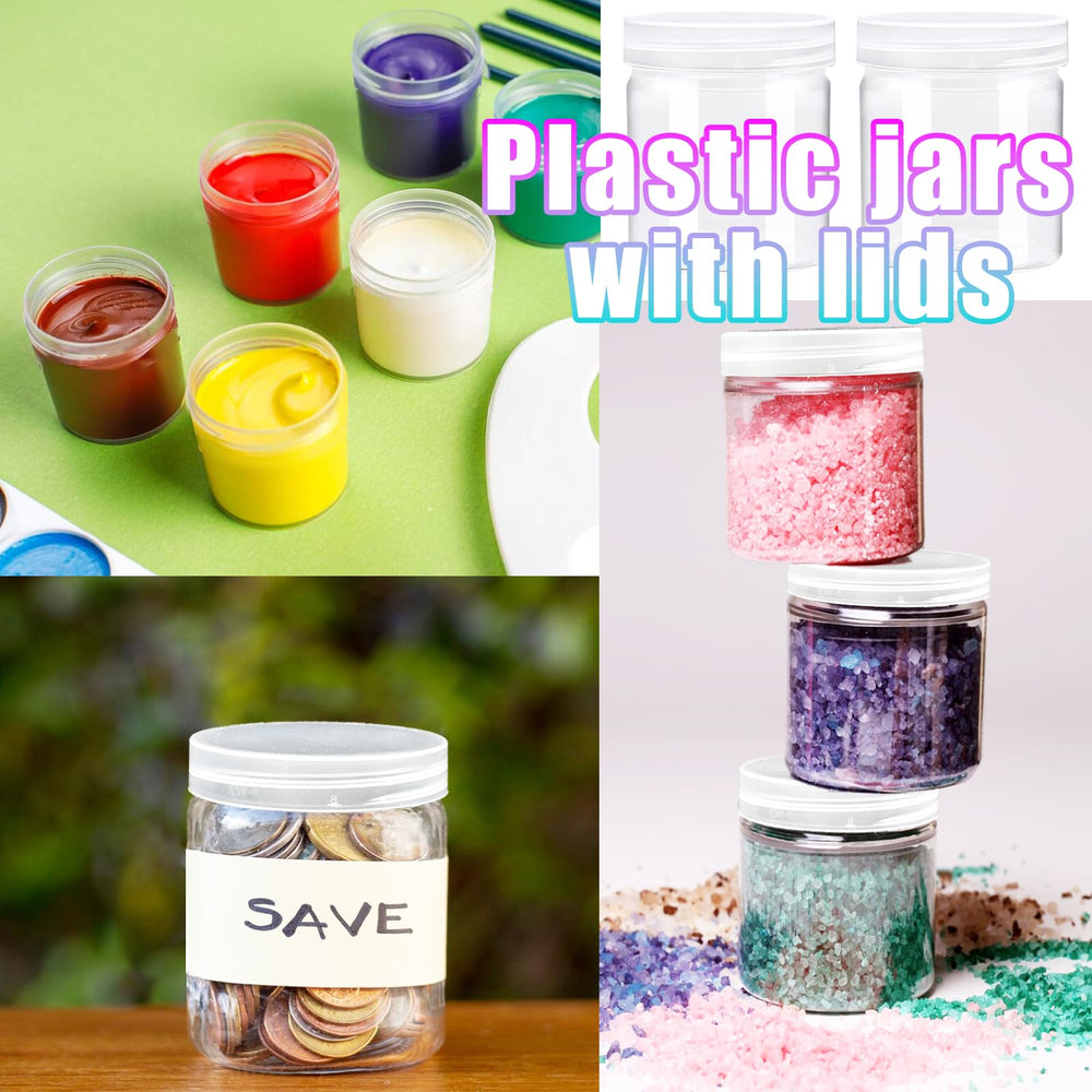 Jgalnim eye-shadow-lotion-cream storage jar keeps contents visible for fast product checks.