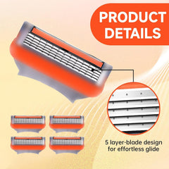 JHZHONG universal-compatibility-refill demonstrates easy snap-on installation with Fusion 5 handles