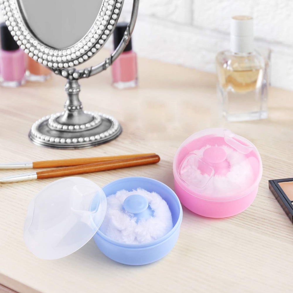 JIAKAI plush puff offers gentle skin contact for powders.