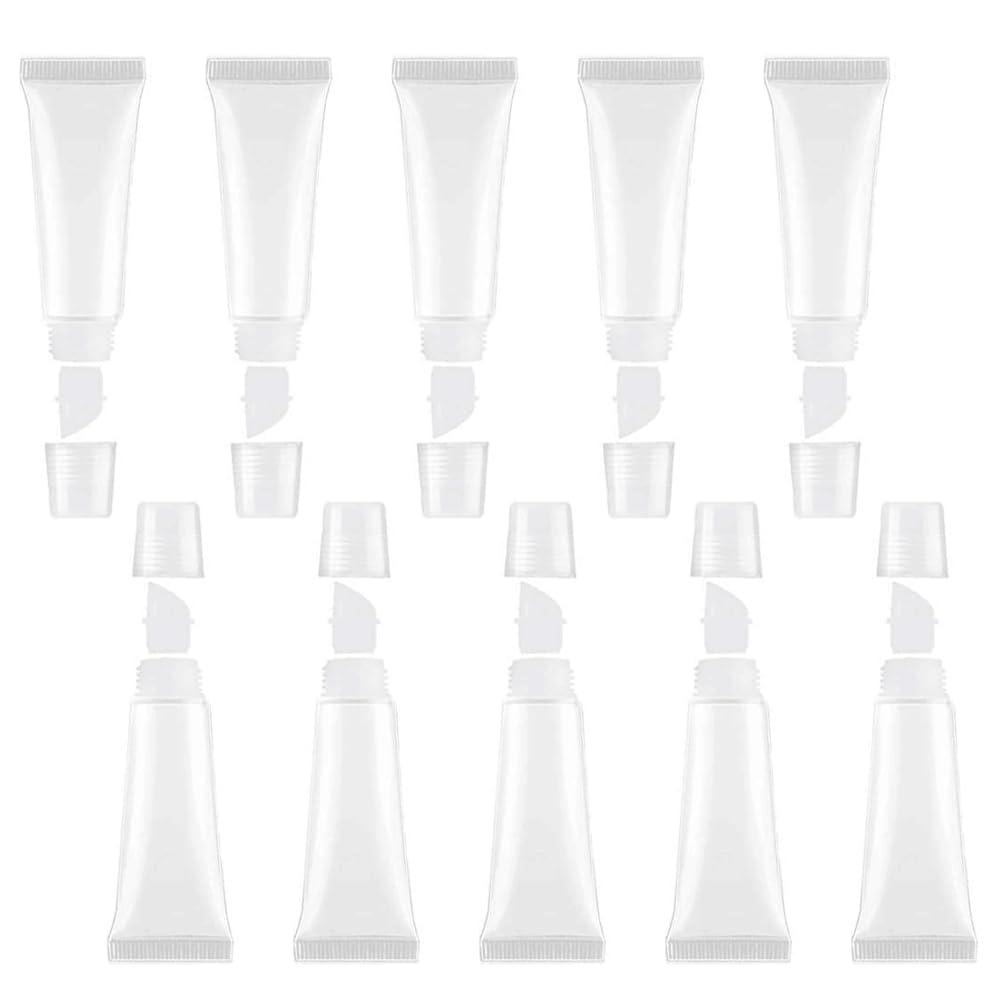 Jiakai tubos vacíos 10ml: práctico contenedor para bálsamos y cosméticos caseros.