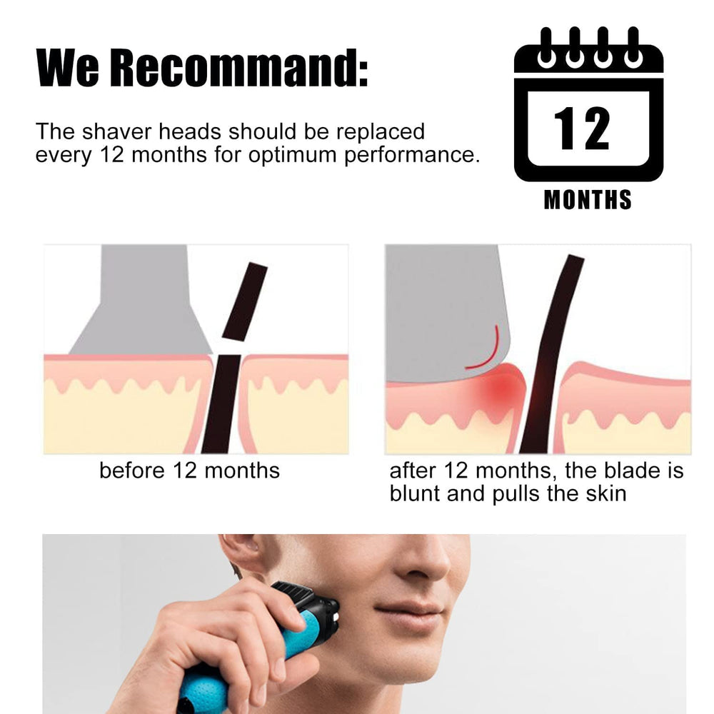 JIANCENGYU 21B compatible with Braun Series 3 models for versatile use.