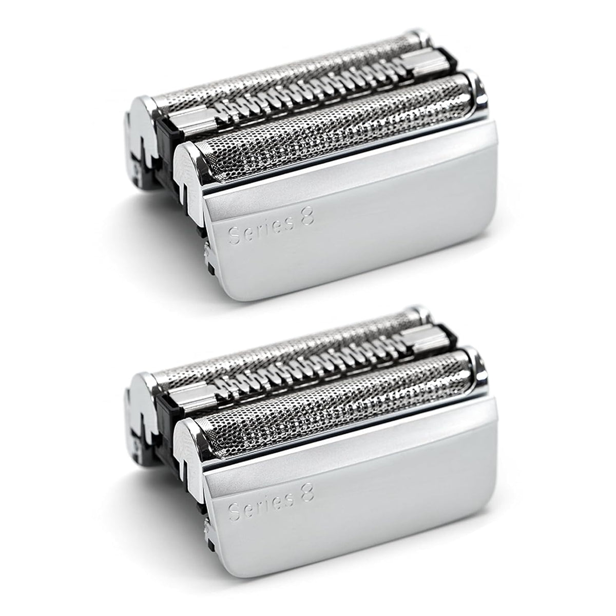 JIANCENGYU 83M replacement head front view shows precision blades for a smoother shave.