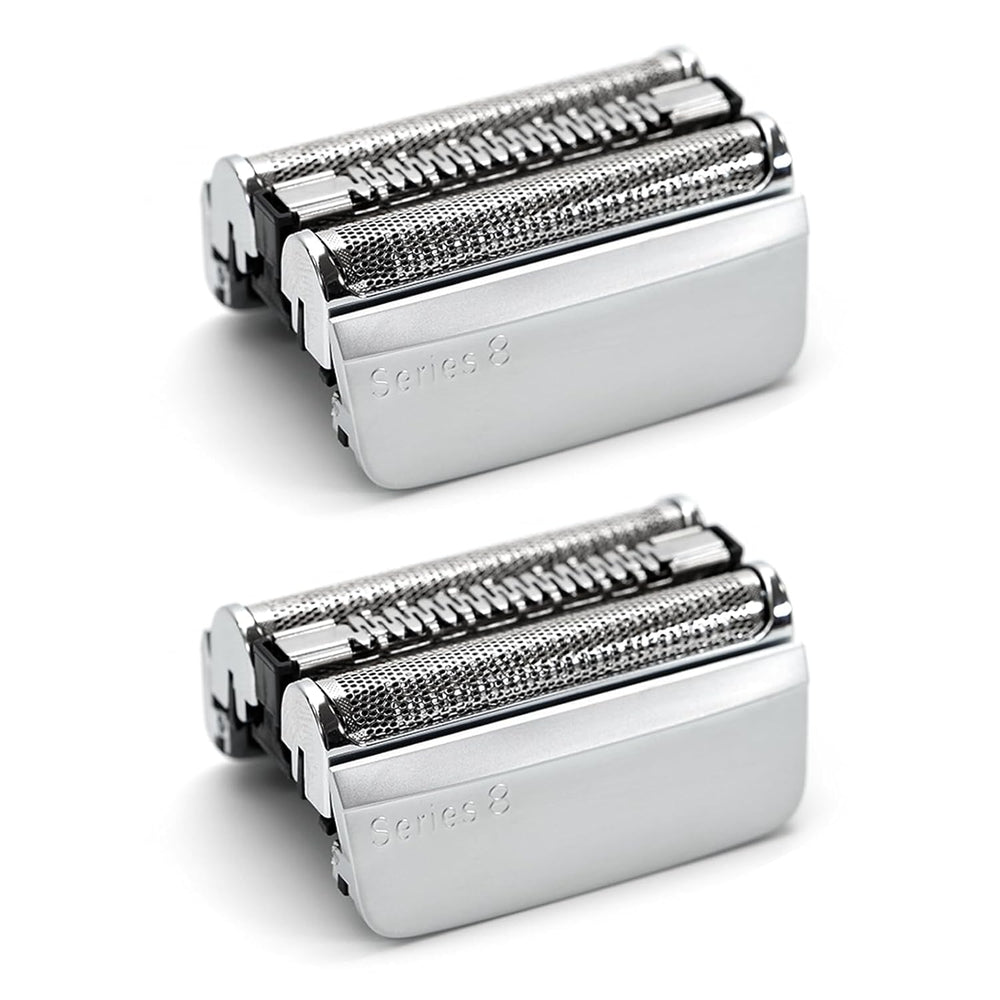 JIANCENGYU 83M replacement head front view shows precision blades for a smoother shave.