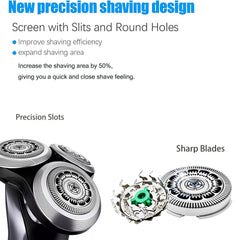 JIANCENGYU SH60 face-contour flex adapts to curves for comfortable shaving.