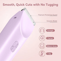 Jianeil bikini trimmer stainless steel head with safety edges for secure trimming