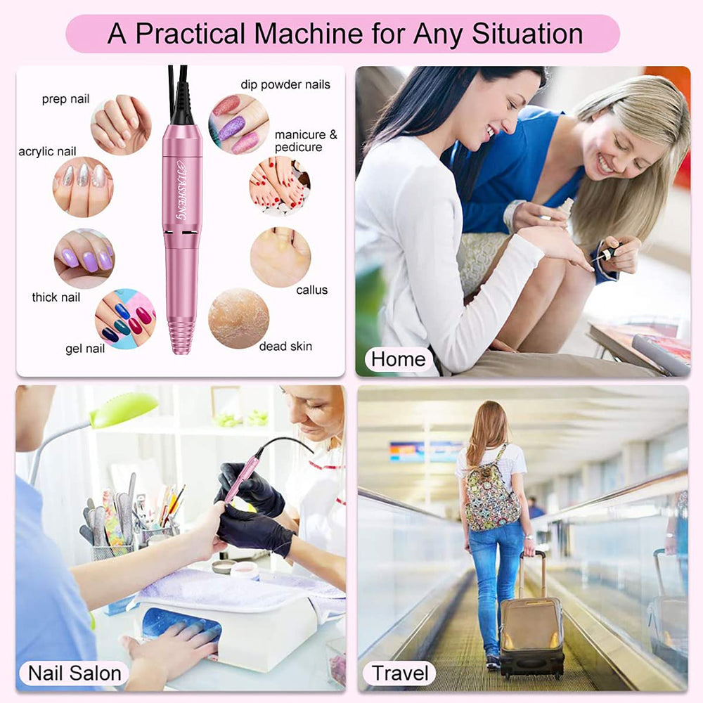 JIASHENG plastic holder keeps bits and tips organized within reach.