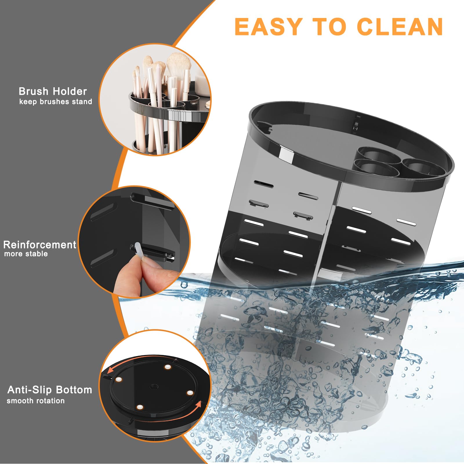 Jiavarry easy assembly and cleaning; quick setup and washable components