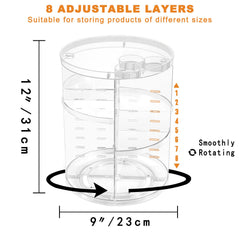 Jiavarry makeup brush holder inside highlights organized tool storage and easy access.
