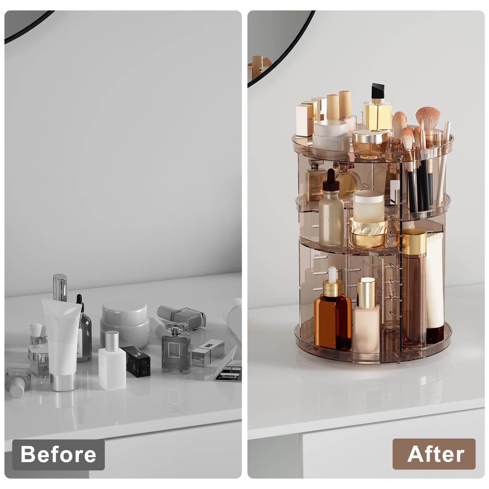 Jiavarry organizer assembled highlights easy setup and modular storage