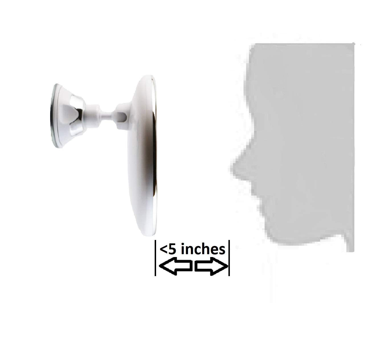 JiBen cordless portable mirror for travel and quick touch-ups.