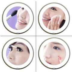 JiBen diffused LED light offers even brightness for makeup.