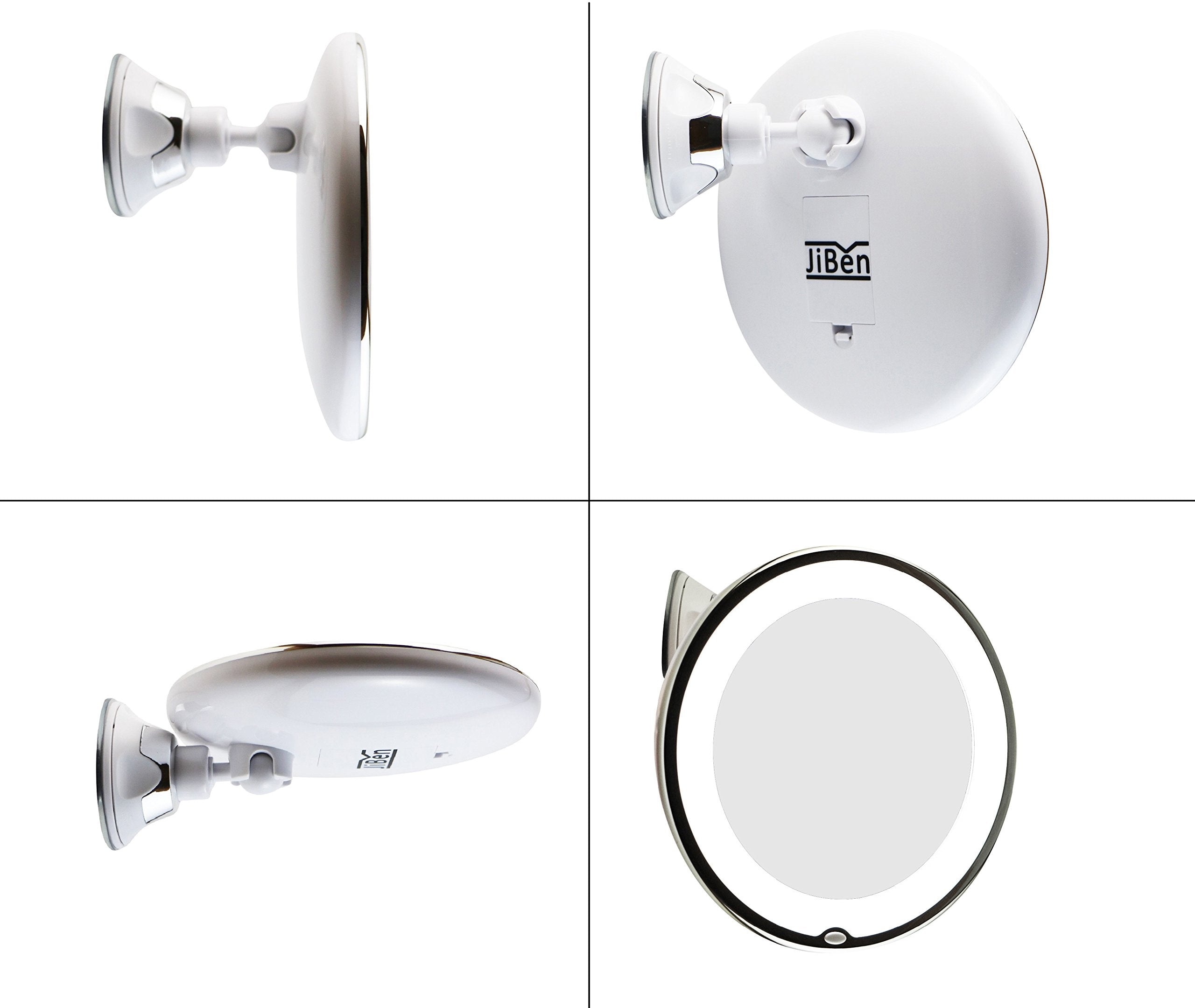 JiBen mirror suction cup enables quick, stable mounting anywhere.