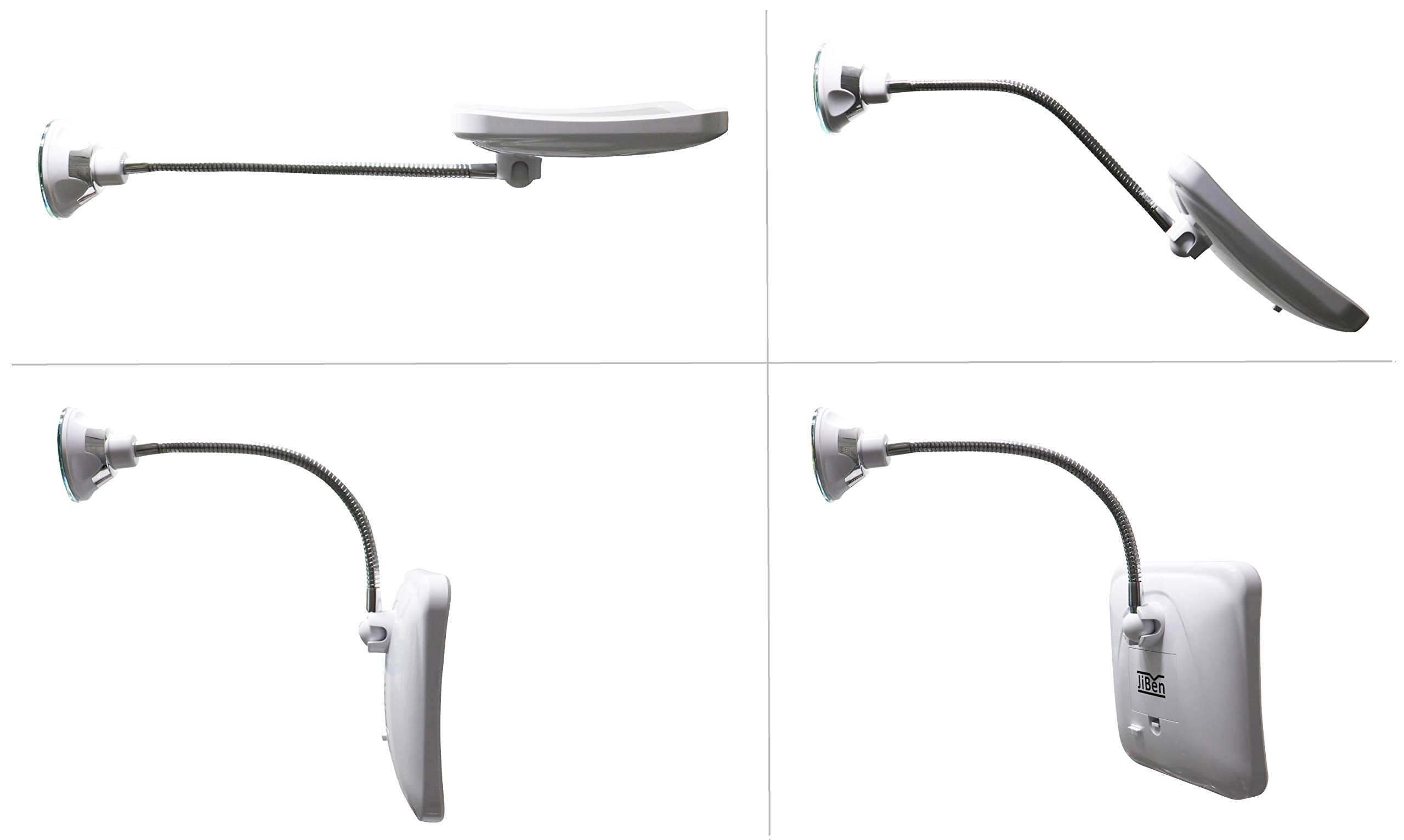 JiBen square 10X magnification close-up reveals fine skin details for precise grooming.