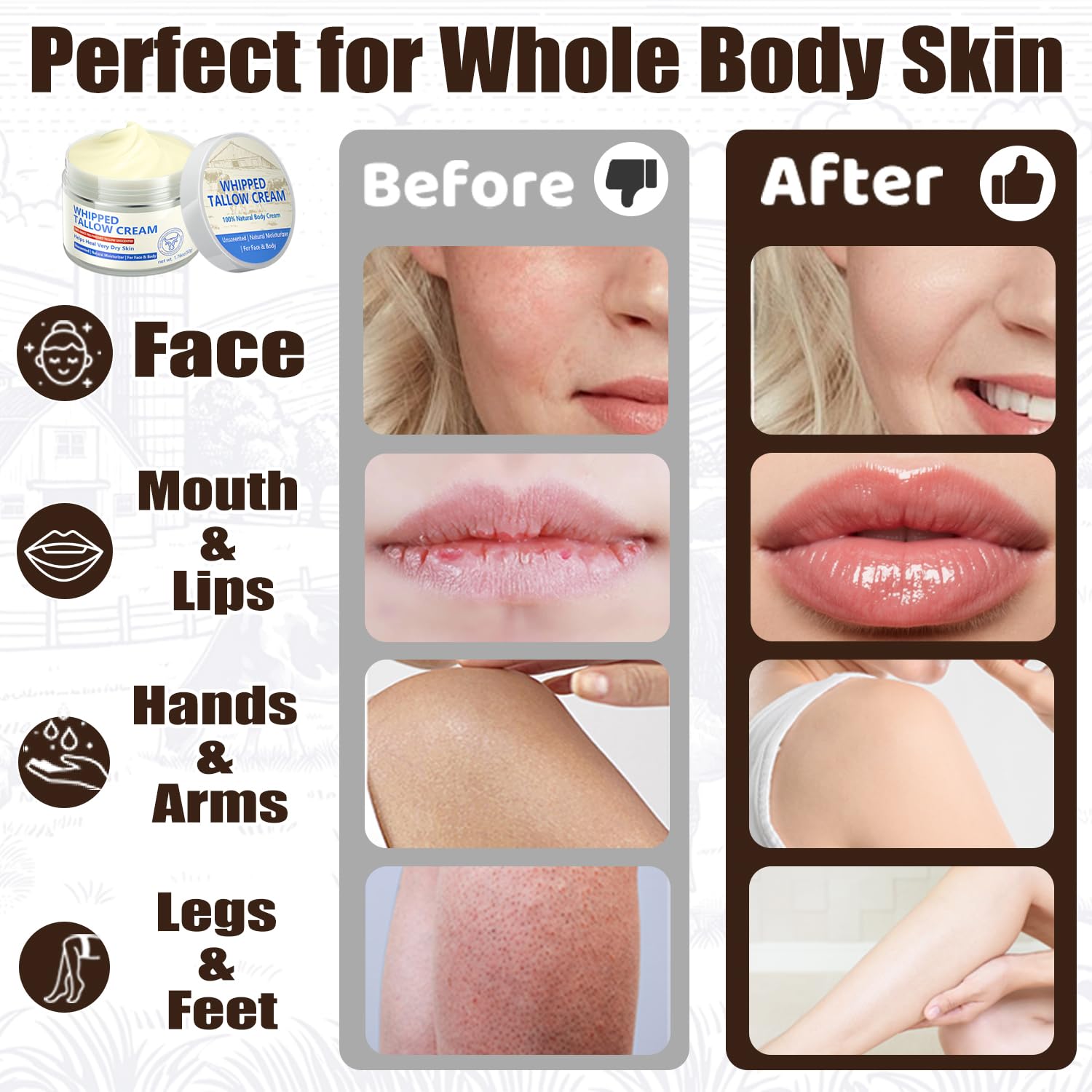 JIIANERY grass-fed beef source emphasizes pure skincare ingredients.