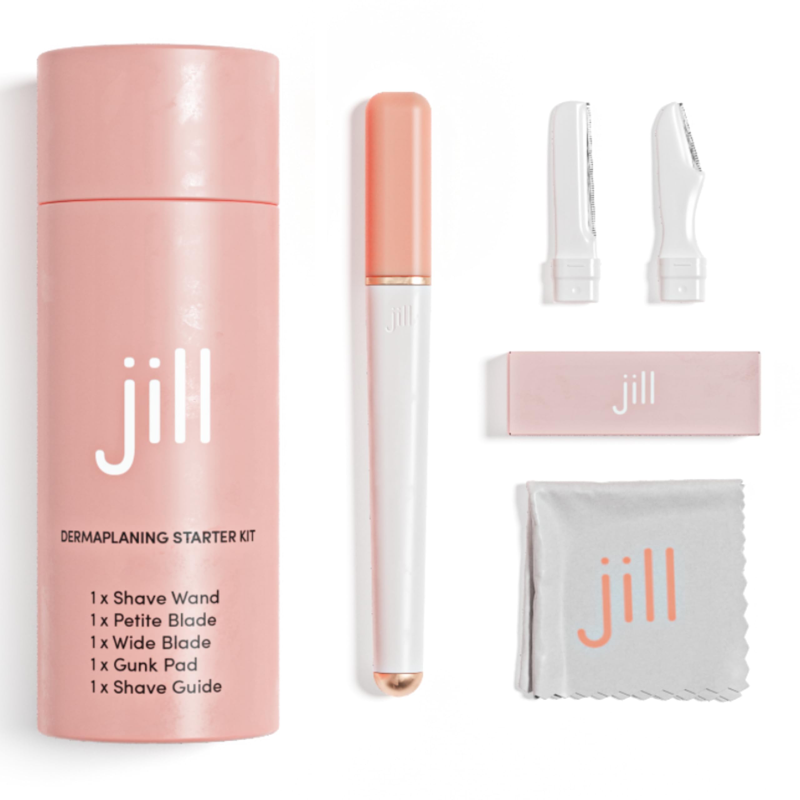 Jill Dermaplane Razor Trial Kit shave wand for precise facial prep and smooth skin.