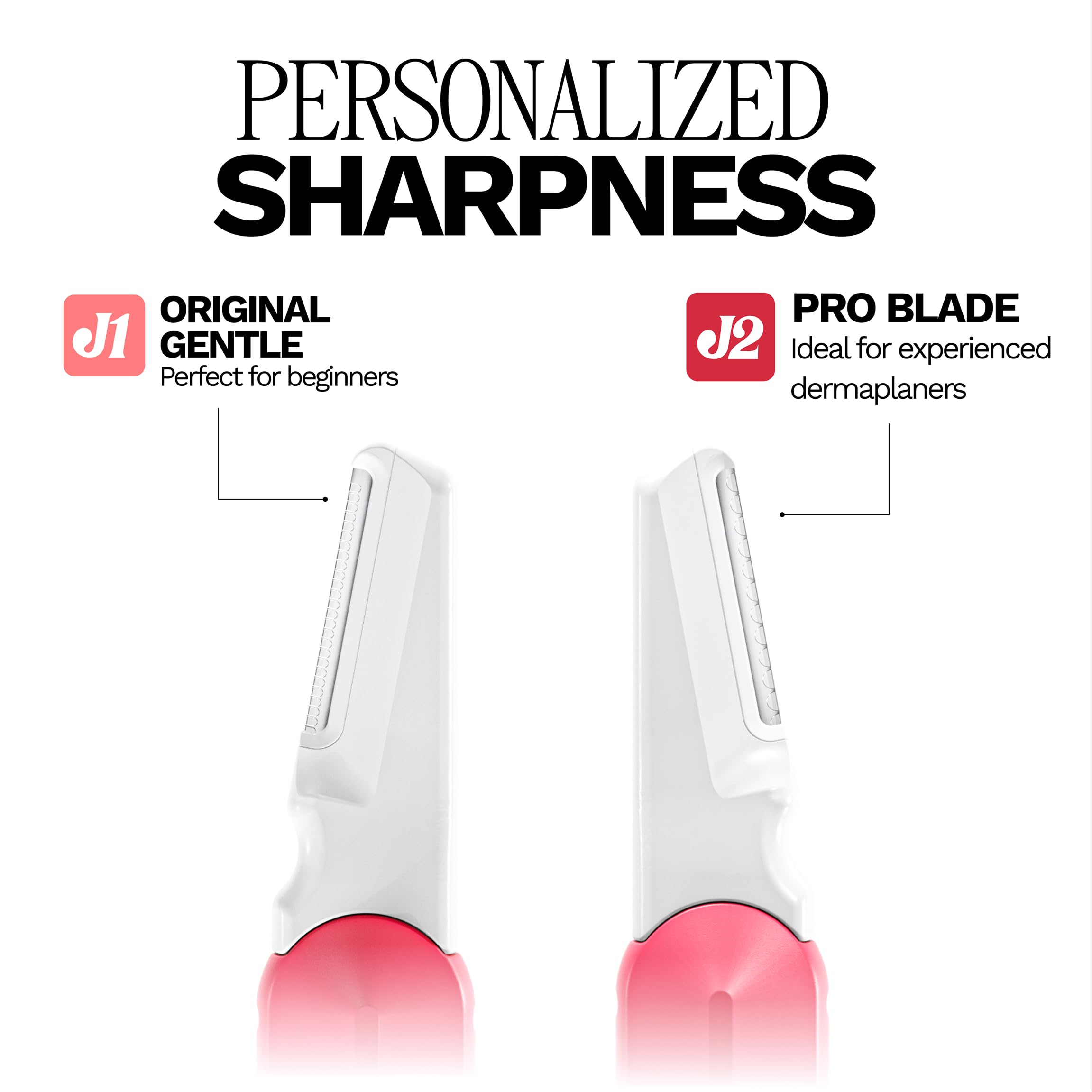 Two disposable blades included in Jill Dermaplane Starter Kit