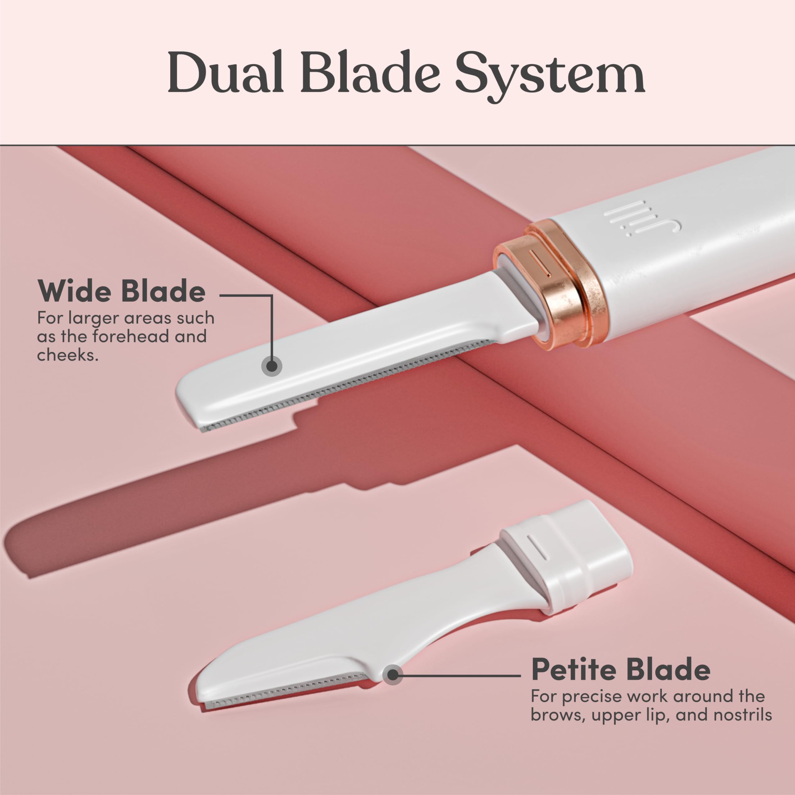 Jill Dermaplane Razor Trial Kit petite blade for precise brow shaping.