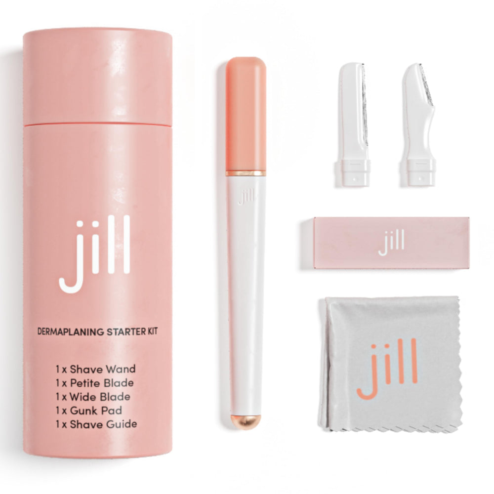 Jill Dermaplane Razor Trial Kit salon-grade exfoliation at home.